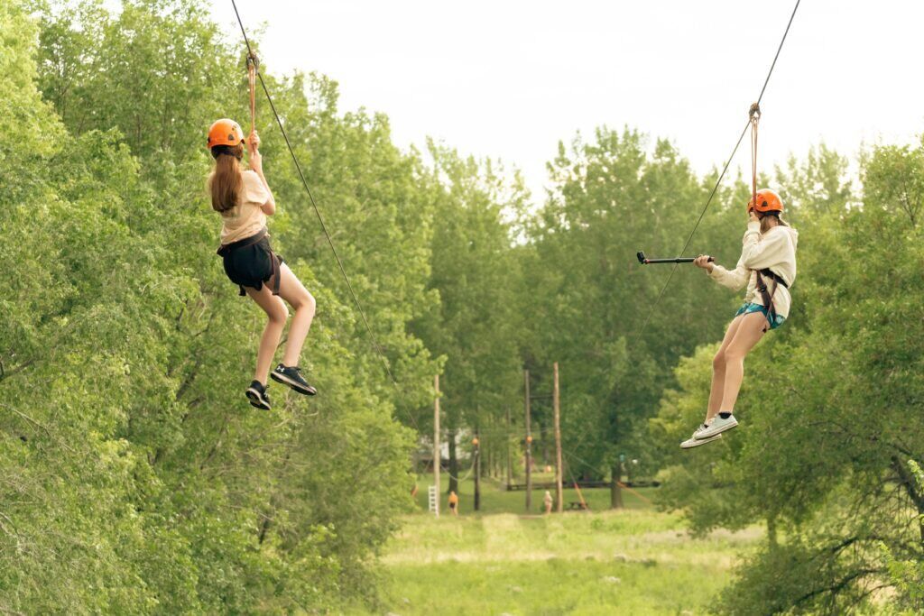 zip line construction by ARCL